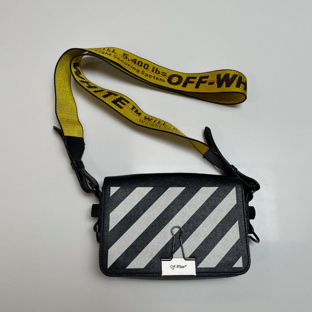 Off-White striped cross body